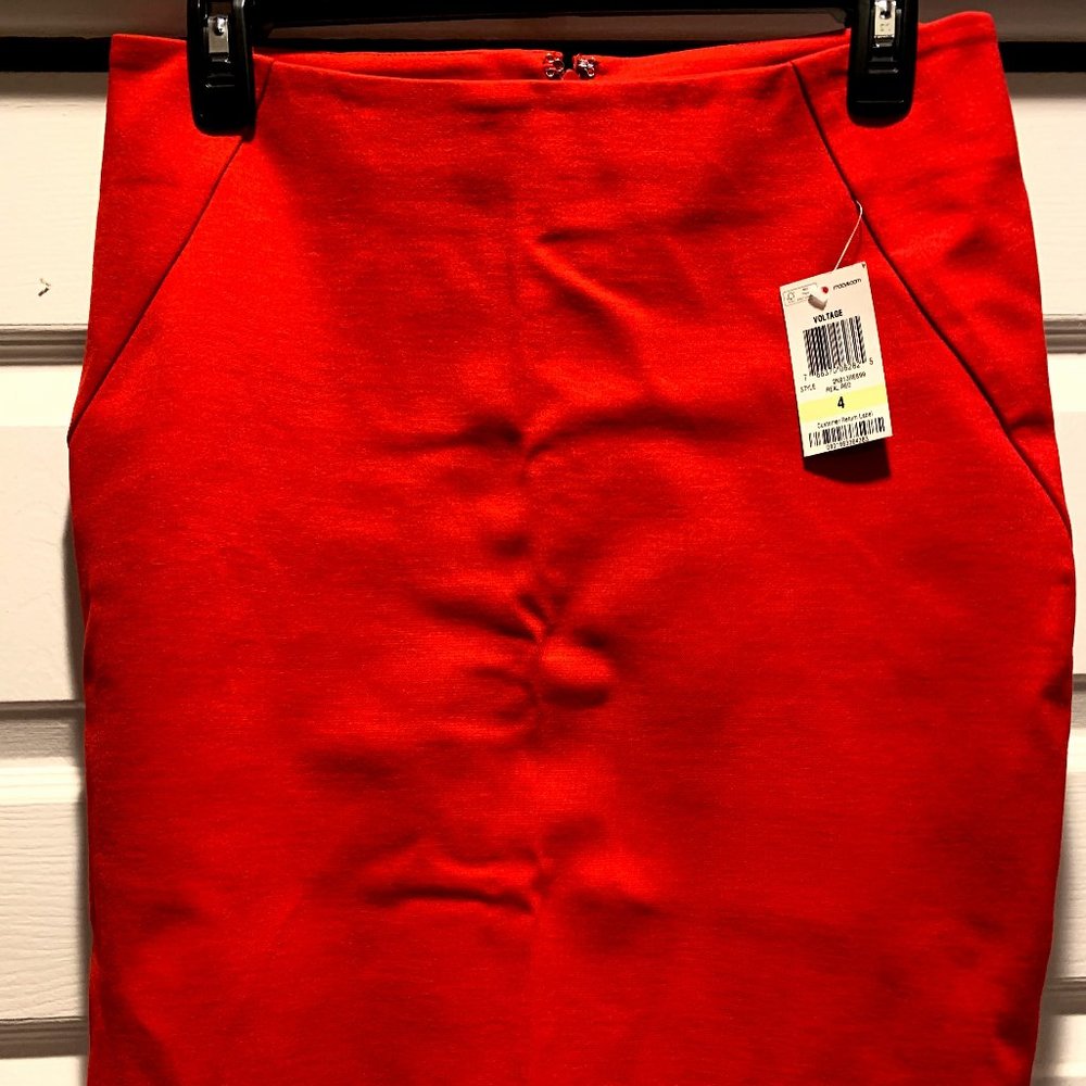NWT INC Red Pencil Skirt